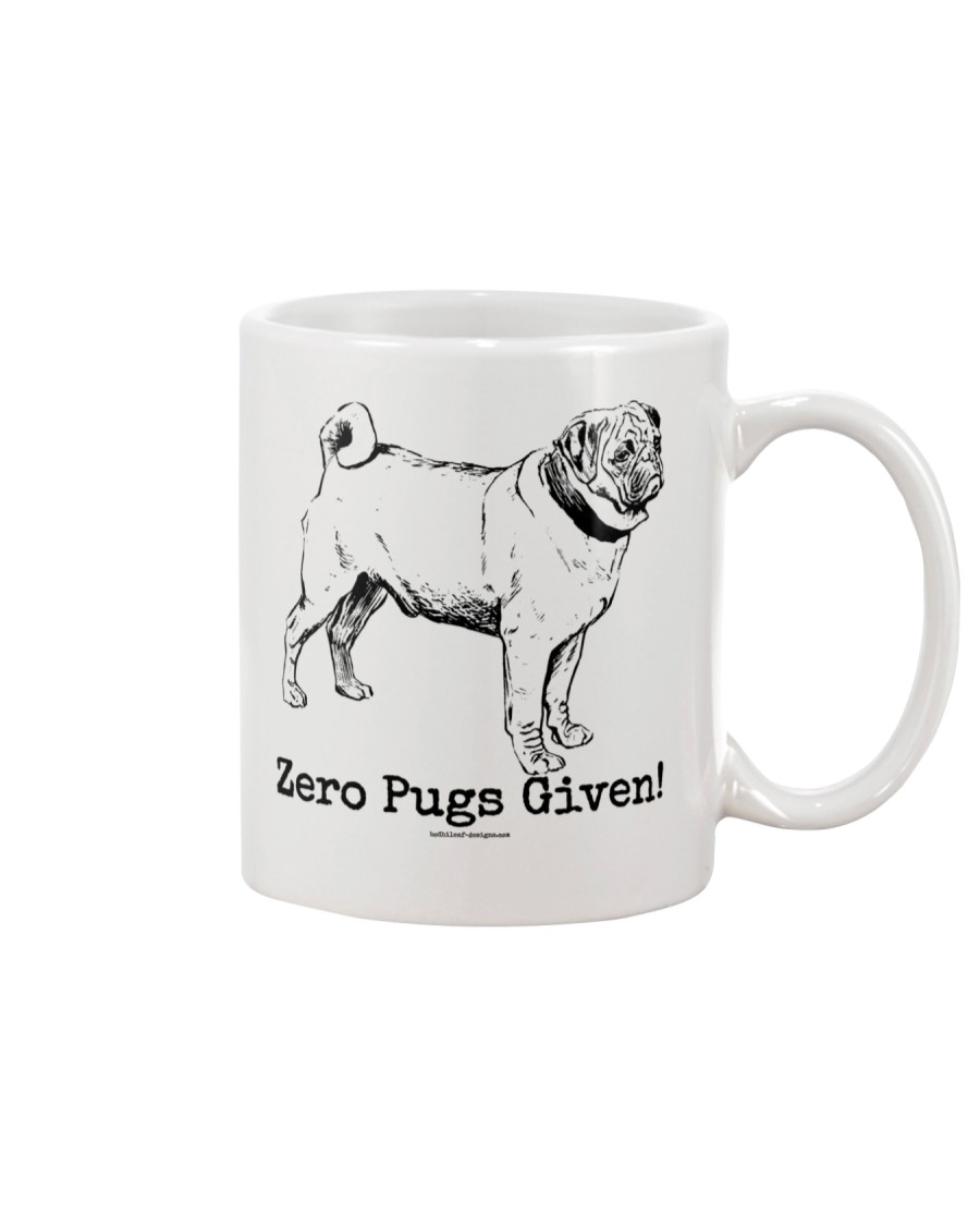 Zero Pugs Given Mug