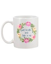 Just Breathe And Take A Sip Mug back