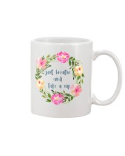 Just Breathe And Take A Sip Mug front
