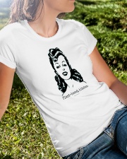 I'm so plant-based Premium Fit Ladies Tee lifestyle-women-crewneck-front-8