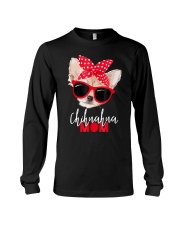 Chihuahua Shirt Funny Dog Shirt Mom Sunglass Long Sleeve Tee thumbnail
