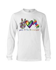 Peace Love Unicorn GLBT Long Sleeve Tee tile