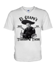 Guapo's Tequila Tacos V-Neck T-Shirt tile