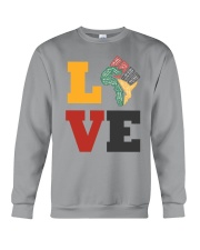 Love Black Crewneck Sweatshirt tile