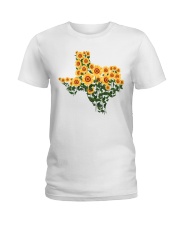 Texas Sunflower Ladies T-Shirt tile