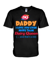 Daddy Dairy Queen V-Neck T-Shirt tile
