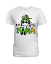 One Lucky Mama Ladies T-Shirt tile