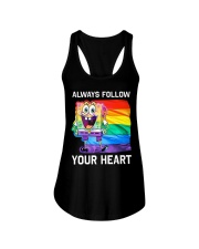 Always Follow Your Heart Ladies Flowy Tank tile