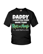 Daddy Rick And Morty Youth T-Shirt tile
