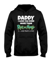 Daddy Rick And Morty Hooded Sweatshirt tile