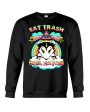 Eat Trash Hail Satan Crewneck Sweatshirt thumbnail
