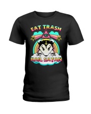 Eat Trash Hail Satan Ladies T-Shirt thumbnail