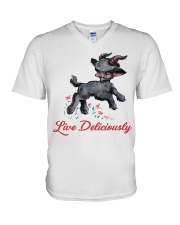 Live Deliciously V-Neck T-Shirt tile
