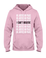No Justice No Peace Hooded Sweatshirt front