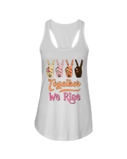 Together We Rise Four Hand Ladies Flowy Tank tile
