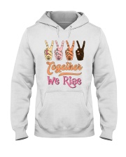 Together We Rise Four Hand Hooded Sweatshirt tile