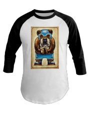 Lucha Libre Dog 3 Baseball Tee tile