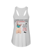 Bulldog Quarantined Ladies Flowy Tank thumbnail
