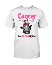 Cancer Messed With Wrong Heifer Classic T-Shirt thumbnail