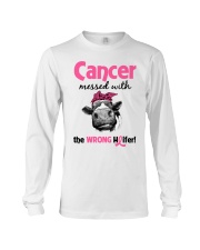 Cancer Messed With Wrong Heifer Long Sleeve Tee thumbnail