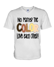 No Matter The Color V-Neck T-Shirt tile