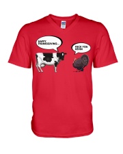 Happy Thanksgiving V-Neck T-Shirt tile