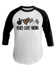 Peace Love Racing Baseball Tee tile