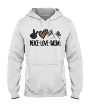 Peace Love Racing Hooded Sweatshirt tile
