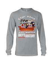 Stay Home And Watch Grey's Anatomy Long Sleeve Tee thumbnail