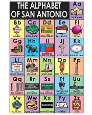 Alphabet of San Antonio Poster 11x17 Poster front
