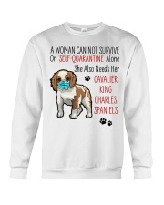 Cavalier KC Spaniel Quarantined Crewneck Sweatshirt thumbnail