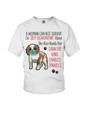 Cavalier KC Spaniel Quarantined Youth T-Shirt thumbnail