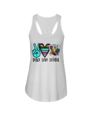 Peace Love Loteria Ladies Flowy Tank tile