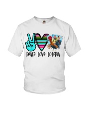 Peace Love Loteria Youth T-Shirt tile