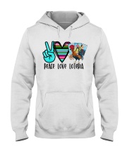 Peace Love Loteria Hooded Sweatshirt tile