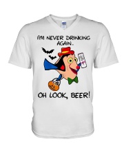 Oh Look Beer 1 V-Neck T-Shirt tile
