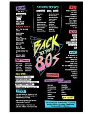 Back To The 80S 11x17 Poster front