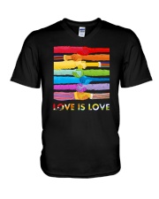 Love Is Love V-Neck T-Shirt tile