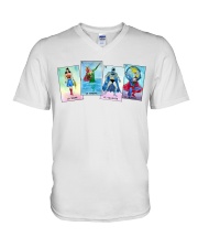 Heroes Dc Comics V-Neck T-Shirt tile