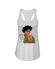 Black Queen Ladies Flowy Tank tile