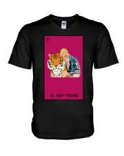 Tiger King Loteria V-Neck T-Shirt tile