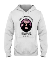 Today's Number Is Zero Hooded Sweatshirt thumbnail