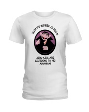 Today's Number Is Zero Ladies T-Shirt thumbnail
