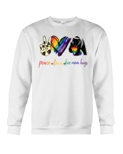 Peace Love Mom Hugs Crewneck Sweatshirt tile