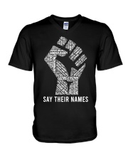GF Say Their Name V-Neck T-Shirt tile