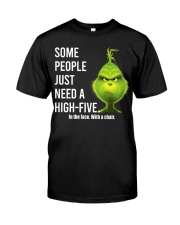 High Five Grinch Classic T-Shirt front
