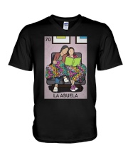 Grandparents Loteria 1 V-Neck T-Shirt tile