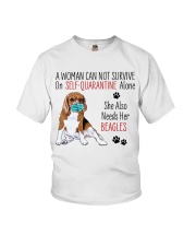 Beagles Quarantined Youth T-Shirt thumbnail