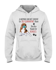 Beagles Quarantined Hooded Sweatshirt thumbnail