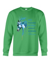 Crazy About Horses Crewneck Sweatshirt thumbnail